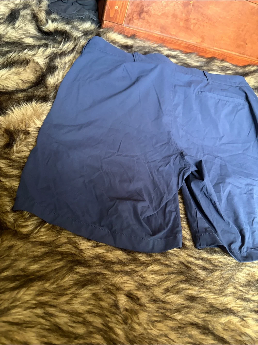 J. Crew Mens Flex Gramercy Shorts Navy Blue Size 34